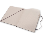Moleskine XL Notizbuch 190x250mm kariert 5x5 schwarzer Hardcover-Einband