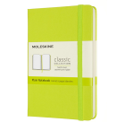 Carnet Moleskine Pocket 90x140mm uni couverture rigide vert citron