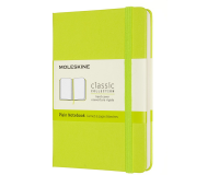 Moleskine-Notizbuch Pocket 90x140mm blanko Hardcover zitronengrün