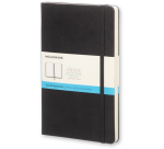 Großes Moleskine-Notizbuch 130x210mm gepunktet harter Einband schwarz
