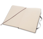 Großes Moleskine-Notizbuch 130x210mm gepunktet harter Einband schwarz