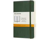 Moleskine-Taschenbuch 90x140mm liniert weicher Einband Myrtegrün