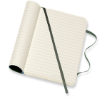 Carnet Moleskine Pocket 90x140mm ligné couverture souple vert myrte