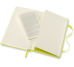 Notitieboek Moleskine pocket 90x140mm lijn hard cover lemon green