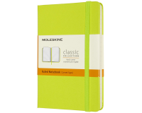 Moleskine Pocket Notizbuch 90x140mm liniert Hardcover Zitronengrün
