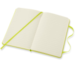 Notitieboek Moleskine pocket 90x140mm lijn hard cover lemon green