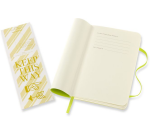 Carnet Moleskine Pocket 90x140mm uni couverture rigide vert