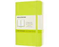 Carnet Moleskine Pocket 90x140mm uni couverture rigide vert