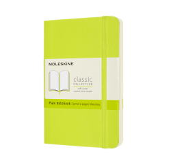 Carnet Moleskine Pocket 90x140mm uni couverture rigide vert