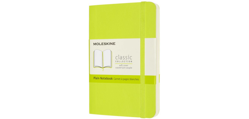 Moleskine-Notizbuch Pocket 90x140mm einfarbig Hardcover grün
