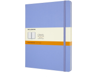 Moleskine XL Notizbuch 190x250mm liniert, Hardcover, Hortensienblau