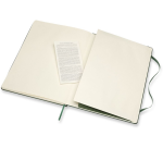 Notitieboek Moleskine XL 190x250mm blanco hard cover myrtle green