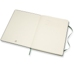 Notitieboek Moleskine XL 190x250mm blanco hard cover myrtle green