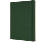 Notitieboek Moleskine XL 190x250mm blanco hard cover myrtle green