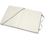 Notitieboek Moleskine XL 190x250mm blanco hard cover myrtle green