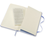 Moleskine Pocket Notebook 90x140mm lined hard cover hydrangea blue
