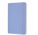 Notitieboek Moleskine pocket 90x140mm blanco soft cover hydrangea blue