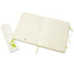 Notitieboek Moleskine XL 190x250mm blanco hard cover lemon green