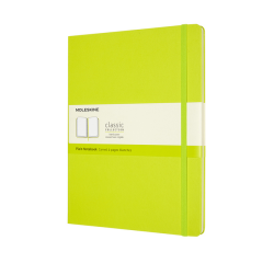Carnet Moleskine XL 190x250mm uni couverture rigide vert citron