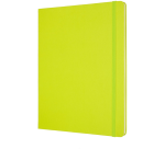 Notitieboek Moleskine XL 190x250mm blanco hard cover lemon green