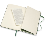Moleskine Pocket Notebook 90x140mm plain myrtle green hard cover
