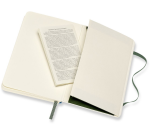 Notitieboek Moleskine pocket 90x140mm blanco soft cover myrtle green