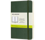 Moleskine Pocket Notebook 90x140mm plain hard cover myrtle green