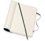 Notitieboek Moleskine pocket 90x140mm blanco soft cover myrtle green