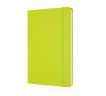 Carnet Moleskine large 130x210mm uni couverture rigide vert citron