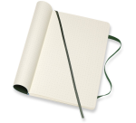 Notitieboek Moleskine large 130x210mm dots soft cover myrtle green