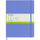 Carnet Moleskine XL 190x250mm uni couverture bleu hortensia