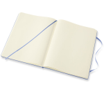 Moleskine XL Notebook 190x250mm plain hydrangea blue cover