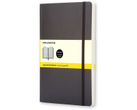 Carnet Moleskine large 130x210mm carreau 5x5mm couverture souple noir