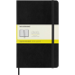 Carnet Moleskine large 130x210mm carreau 5x5mm couverture souple noir