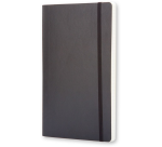 Carnet Moleskine large 130x210mm carreau 5x5mm couverture souple noir
