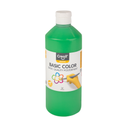 Gouache Creall Basic vert moyen 500ml