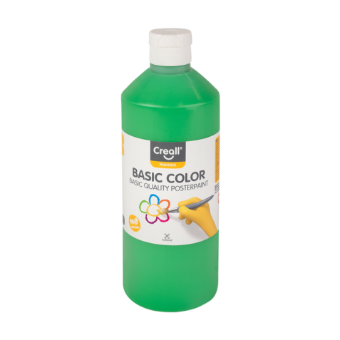 Gouache Creall Basic vert moyen 500ml