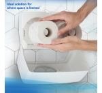 Papier toilette Scott Essential 8519 2 épaisseurs 350 feuilles blanc