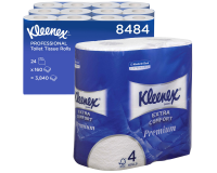 Kleenex Toilettenpapier 8484 4-lagig 160 Blatt weiß