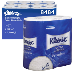 Toiletpapier Kleenex 4-laags 160 vel wit 8484