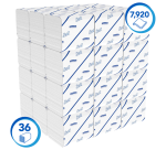 Scott Control Toilettenpapier 8509 gefaltet 2-lagig 110x186mm weiß