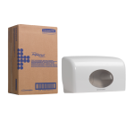 Toiletpapierdispenser Kimberly Clark Aquarius duo wit 6992
