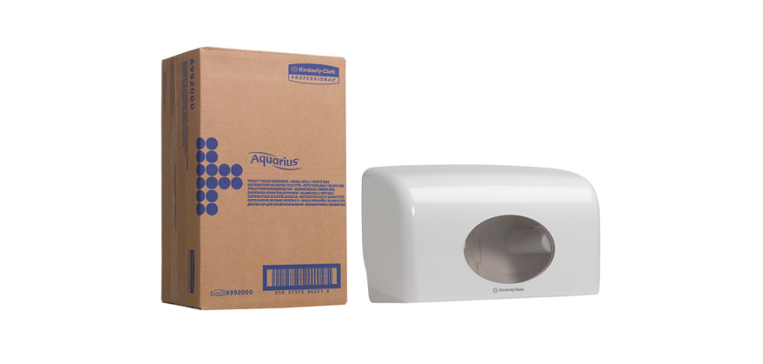 Toiletpapierdispenser Kimberly Clark Aquarius duo wit 6992
