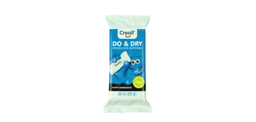 Pâte à modeler Do & Dry Airdrying blanc 500g