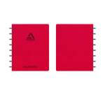 Schrift Adoc Business A5 lijn 144 pagina's 90gr rood