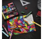 STABILO Pen 68 Max Felt-Tip Arty Assorted Set of 24 Pieces