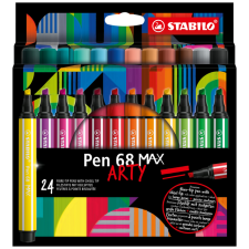 Viltstift STABILO Pen 68 Max Arty assorti etui à 24 stuks