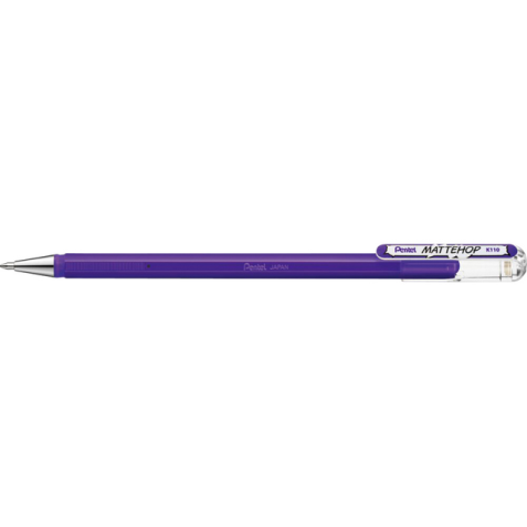 Gelschrijver Pentel K110 Mattehop medium violet