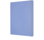 Moleskine XL Notebook 190x250mm lined soft cover hydrangea blue
