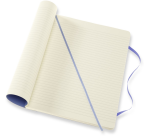 Moleskine XL Notebook 190x250mm lined soft cover hydrangea blue